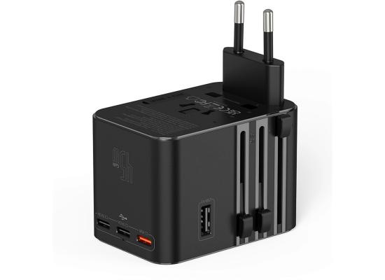 WiWU Wi-UA006 45W GaN Universal Plug Adapter